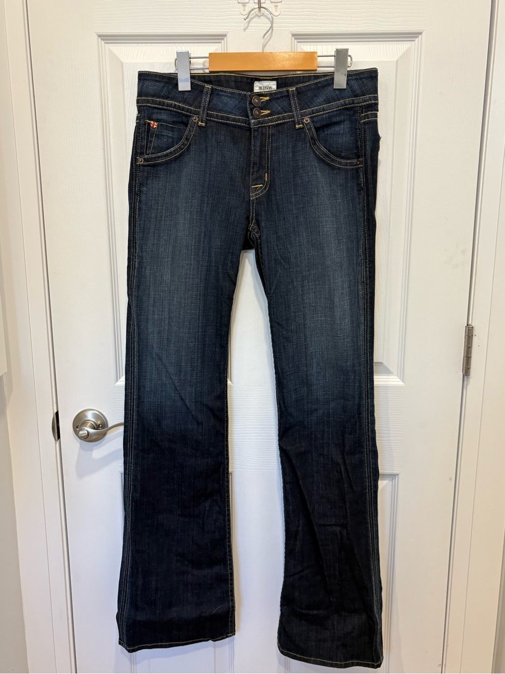 Hudson Jeans Dark Blue Flare Wide Leg